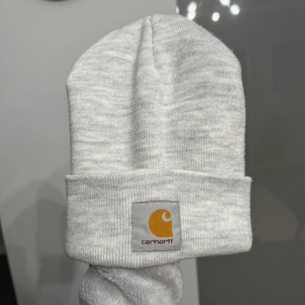Carhartt Light Gray Knit Beanie